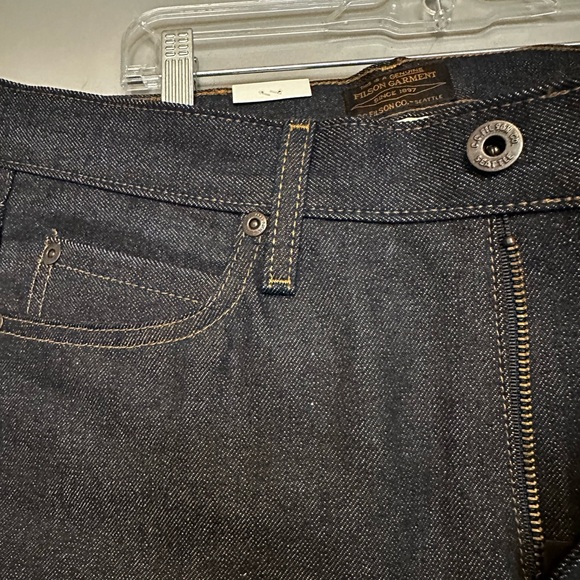NWT Filson Railsplitter Jeans Raw Indigo 31x33 - Picture 8 of 9